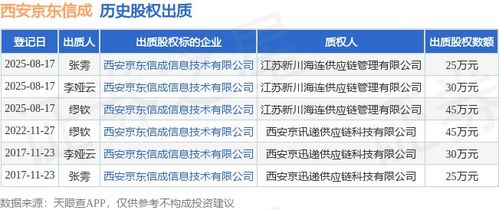 西安京東信成股權(quán)出質(zhì)，涉及金額45萬元，聚焦技術(shù)咨詢服務(wù)
